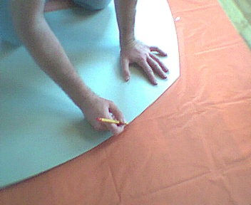 transfering the template on CHIKARA